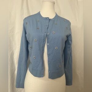 Maje Elegant Blue Jacket with Sophisticated Design